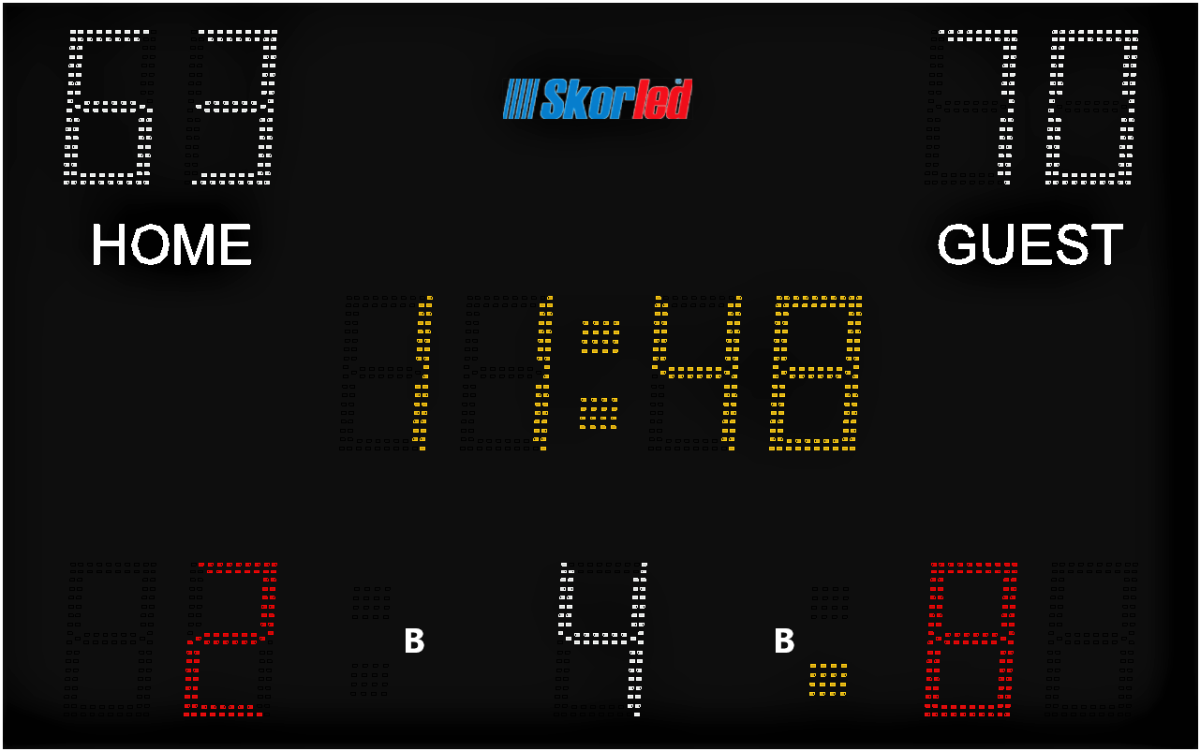 SBS 1280B — SBS 1280B NBA TİPİ SKORBORD